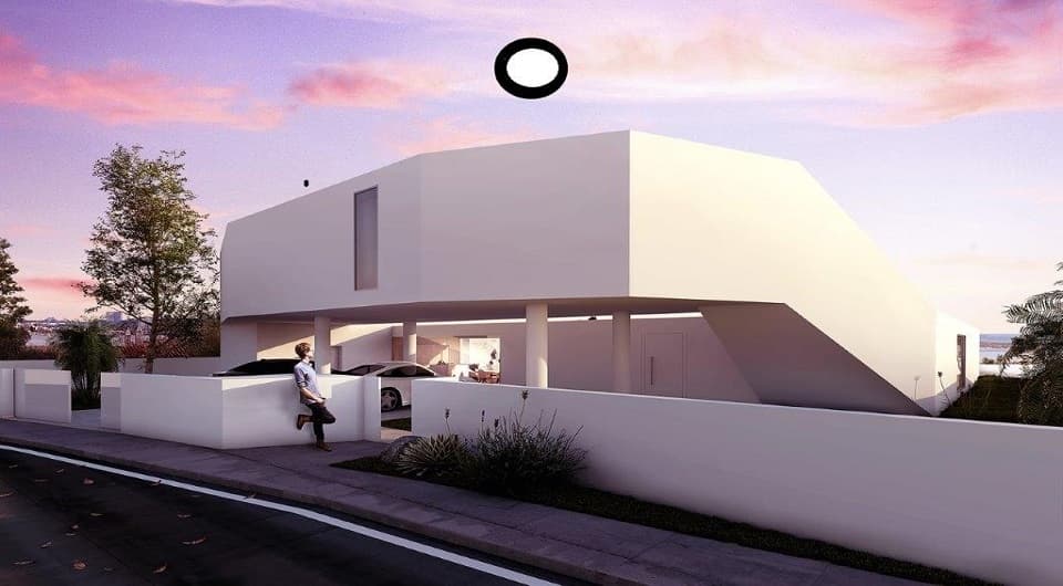 Building plot with beautiful sea and estuary views to Alvor near Palmares golf, Lagos