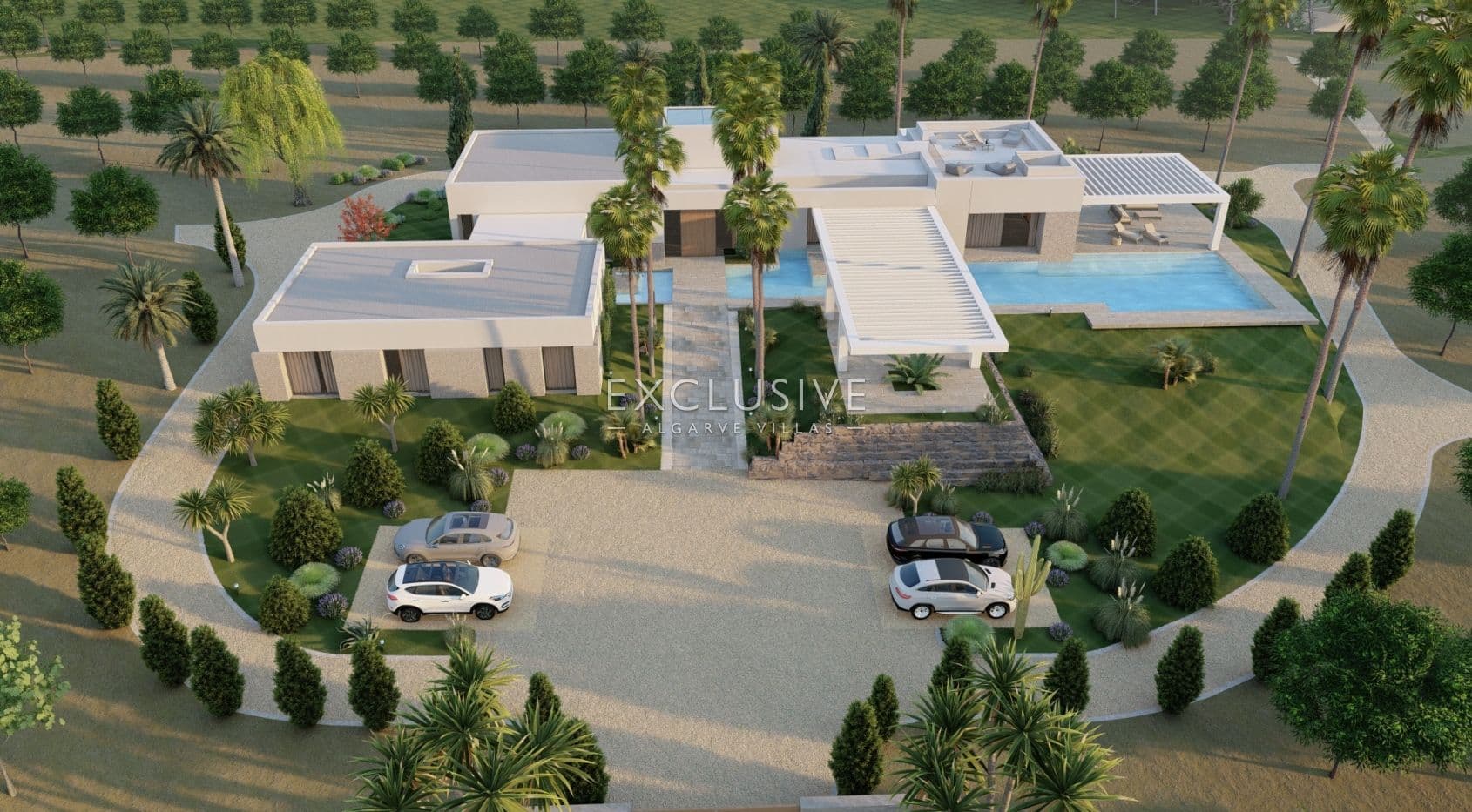 4 ha of Land near Vale do Lobo with project for a large home with swimming pool, Algarve-1