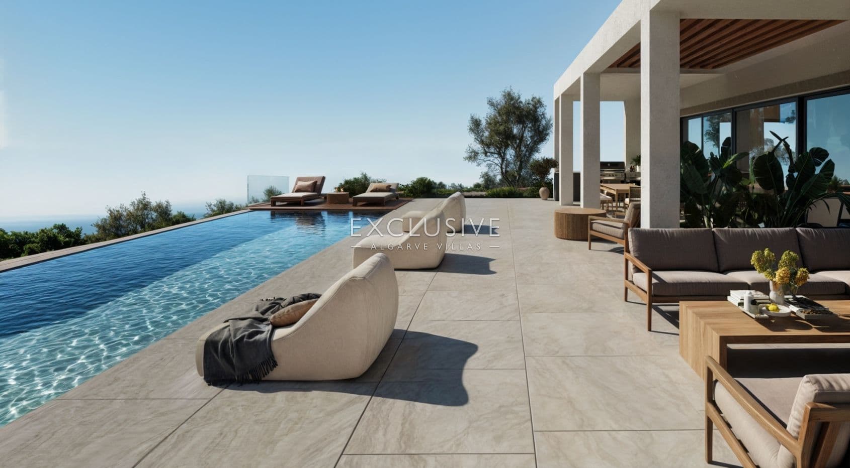 New build 3 bedrooms villa with pool and coastal views near Loule, Algarve-2