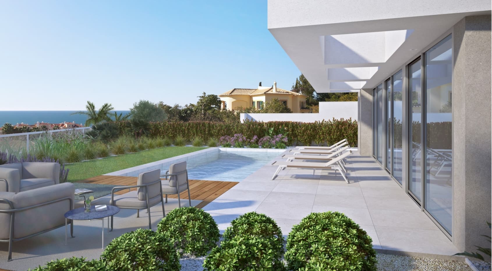 Exclusive Villa with Sea Views in a closed condominium at Monte Lemos, Praia da Luz-1