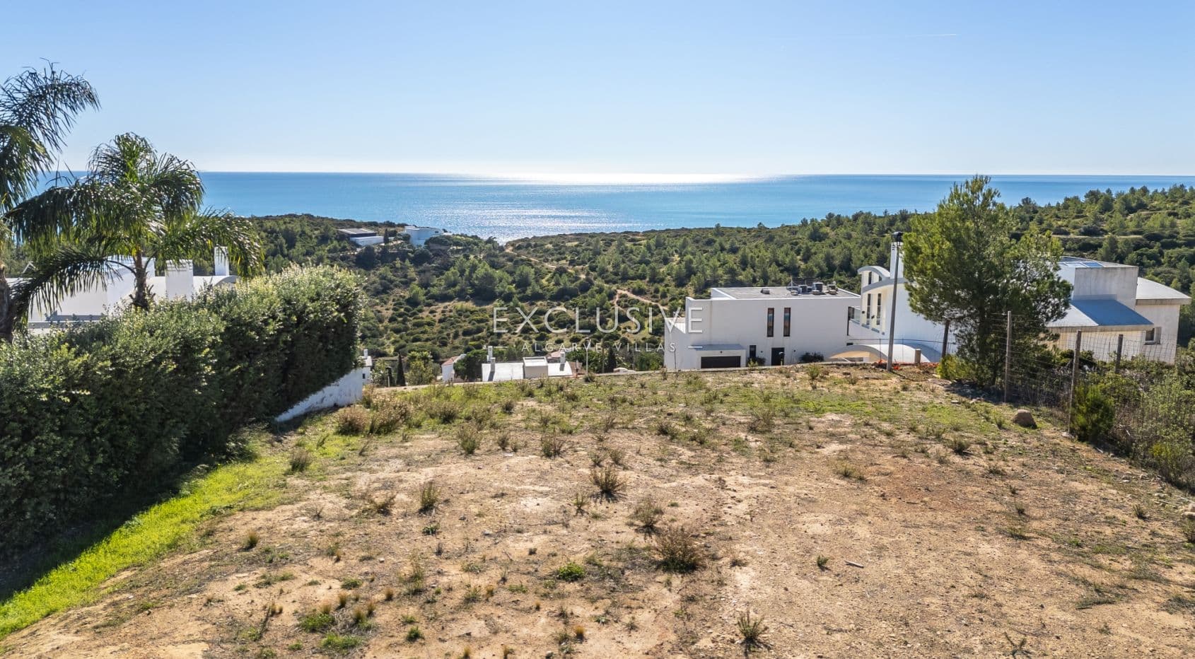 Panoramic Sea View Plot with Approved Contemporary Project Western Algarve-1