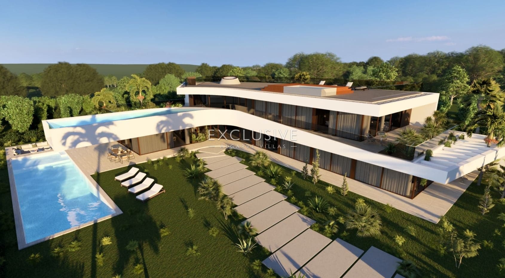 Villa on the beach - 7 bedrooms two swimming pools, spa and elevator, Albufeira, Algarve-2