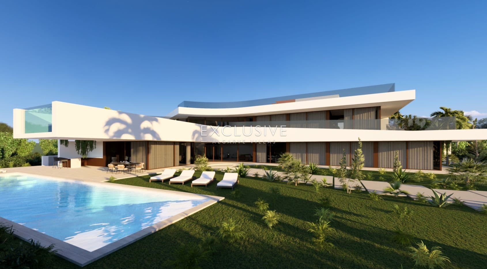 Villa on the beach - 7 bedrooms two swimming pools, spa and elevator, Albufeira, Algarve-1