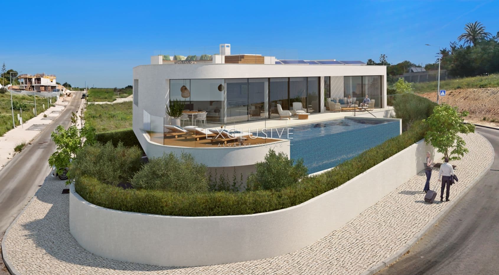 High-Quality Contemporary Villa, Sea Views, Walking Distance to the Beach Lagos-1